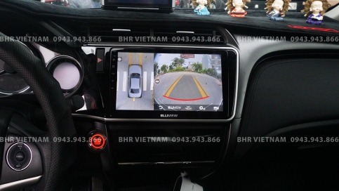 Màn hình DVD Android liền camera 360 xe Honda City 2018 - 2020 | Elliview S4 Basic
